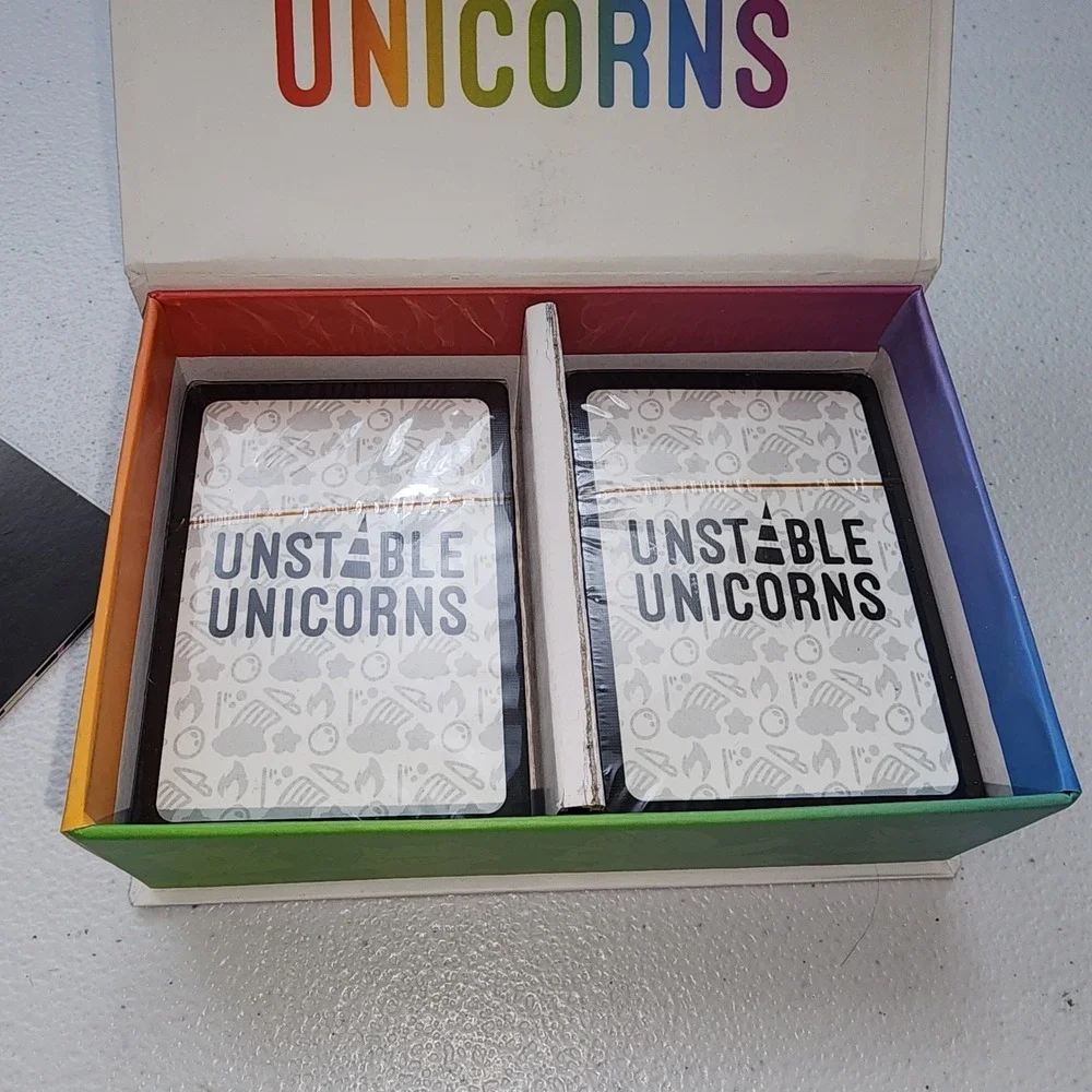 Unstable Unicorns Base Game 135 Card Game Brand New TeeTurtle Creations